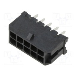 1 pcs x MOLEX - 430451014 - Socket, wire-board, male, Micro-Fit 3.0, 3mm, PIN: 10, Layout: 2x5