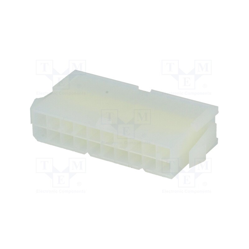 1 pcs x MOLEX - 39012201 - Plug, wire-wire, male, Mini-Fit Jr, 4.2mm, PIN: 20, w/o contacts