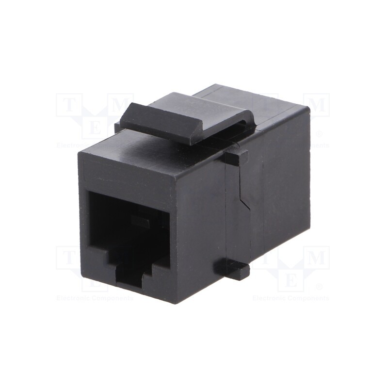 1 pcs x ENCITECH - 3101-8821 - Coupler, Cat: 5, Layout: 8p8c, RJ45 socket,both sides