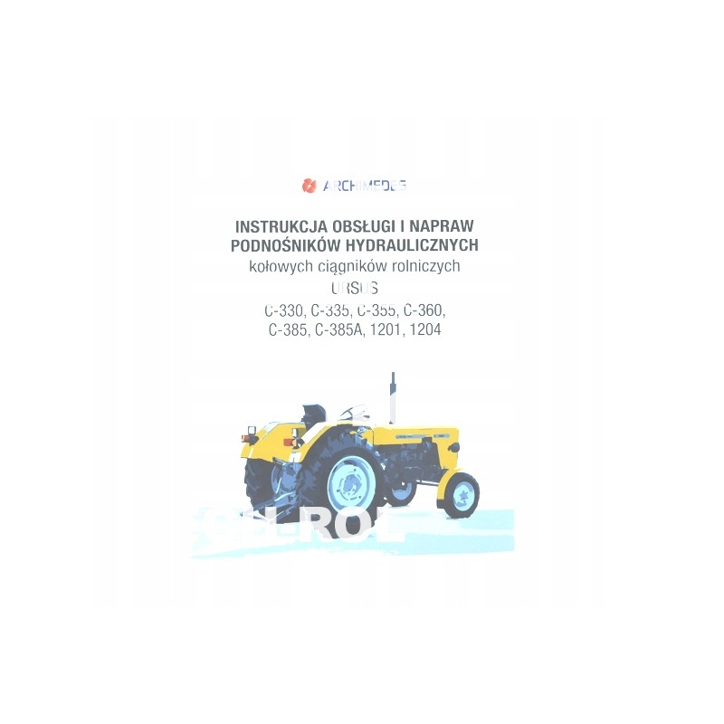 Operation and repair manual for hydraulic lifts