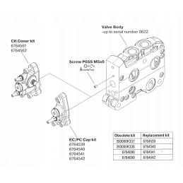 Distributor console parker l90ls epsilon e61093 393000k337