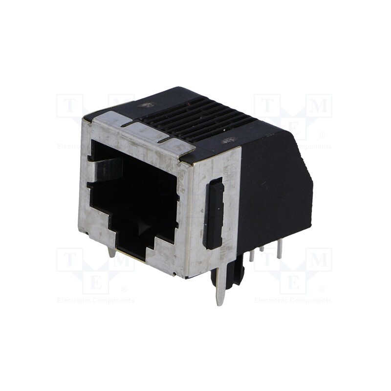 1 pcs x TE Connectivity - 5555153-1 - Socket, RJ45, PIN: 8, Cat: 3, shielded,low profile, gold-plated