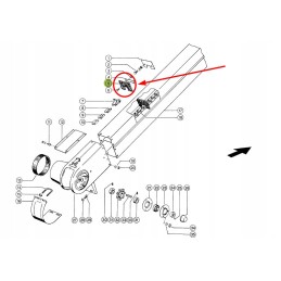 619298 g 2pr rubber conveyor paddle