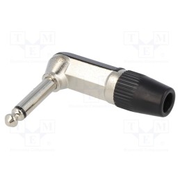 1 pcs x CLIFF - SEP/1C (FM1088) - Plug, Jack 6,3mm, male, mono, ways: 2, angled 90°, for cable, 6.4mm