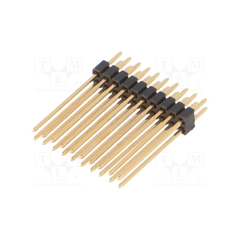 1 pcs x FISCHER ELEKTRONIK - SLVW4 105 20G - Pin header, pin strips, male, PIN: 20, straight, 1.27mm, THT, 2x10