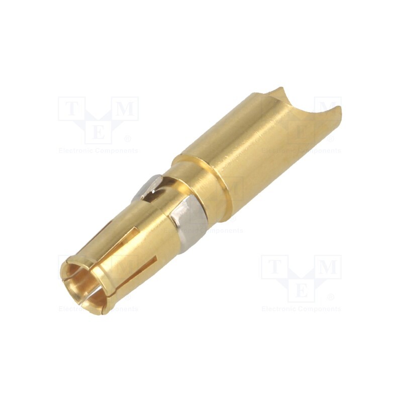1 pcs x CONEC - 132C10049X - Contact, female, copper alloy, gold-plated, 10AWG÷8AWG, soldering