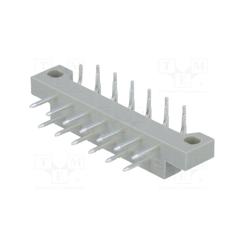 1 pcs x CONEC - 101E10079X - Plug, DIN 41617, male, PIN: 13, THT, angled 90°, Contacts ph: 2.5mm