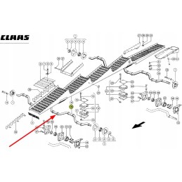 678500 00 front shaker shaft 35 mm