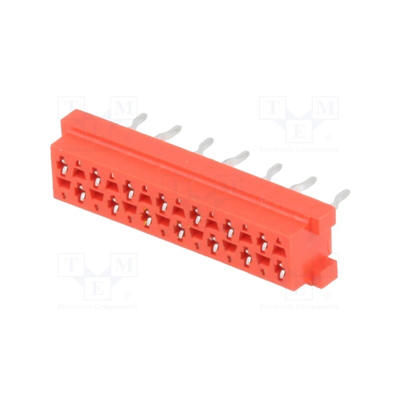 1 pcs x TE Connectivity - 8-215079-4 - Micro-MaTch, socket, female, PIN: 14, THT, on PCBs, Layout: 2x7