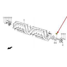 644858 1 shaft with flinger collar