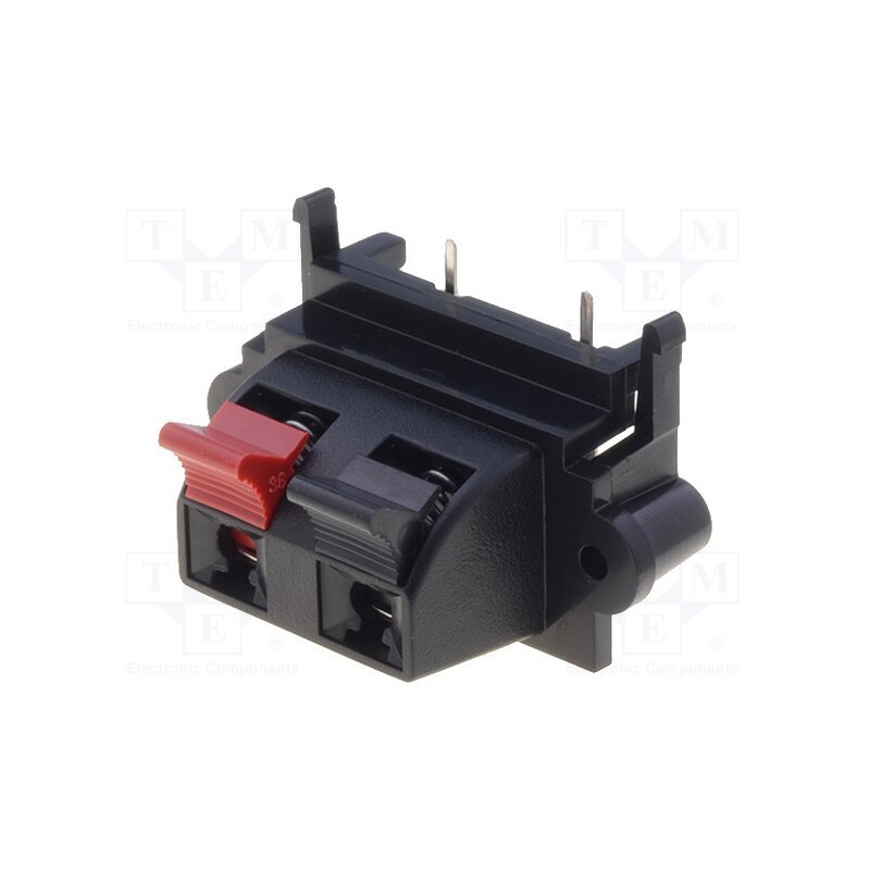 1 pcs x CLIFF - FE6935 - Terminal, loudspeaker, PCB snap-in, for panel mounting,screw