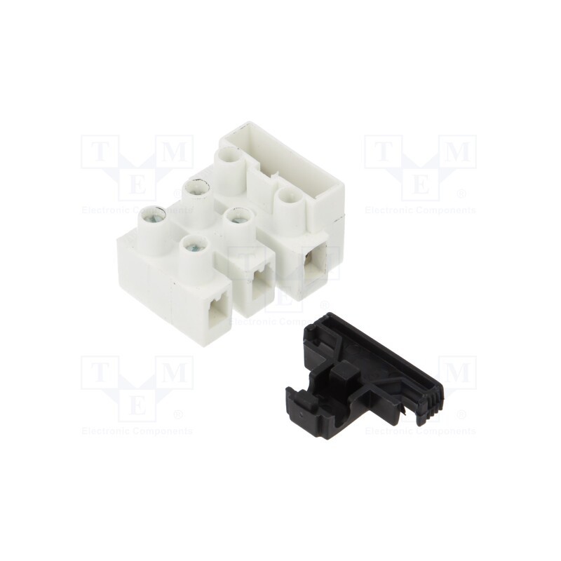 1 pcs x BM GROUP - BM973 - Terminal block, screw terminal, 2.5mm2, 450V, ways: 3, terminals: 6