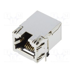 1 pcs x HIROSE - TM21R-5C-88(50) - Socket, RJ45, TM21R, PIN: 8, Cat: 5e, shielded, gold-plated, on PCBs