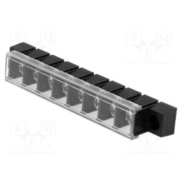 1 pcs x DEGSON ELECTRONICS - DG58C-A-08P-13-00A(H) - PCB terminal block, straight, 10mm, ways: 8, THT,screw terminal