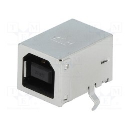 1 pcs x MOLEX - 670687041 - Socket, USB B, on PCBs, THT, PIN: 4, angled 90°, shielded, USB 2.0