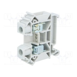 1 pcs x POKu00d3J - A11-A438 - Splice terminal: rail, 0.5÷16mm2, ways: 1, terminals: 2, grey, TS35