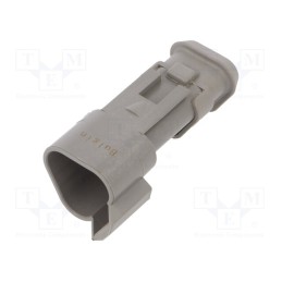1 pcs x BULGIN - PX0107P03GY - Connector: wire-wire, PX0, male, plug, for cable, PIN: 3, grey, IP68