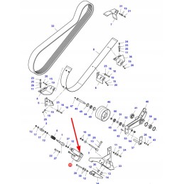 7063755m1 electric belt tensioner motor