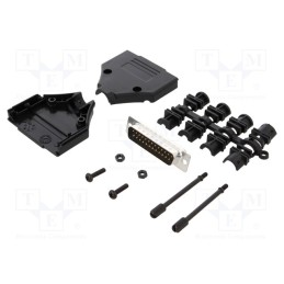 1 pcs x MH CONNECTORS - MHDTPPK25-DB25PK - D-Sub, PIN: 25, plug, male, straight, soldering, for cable