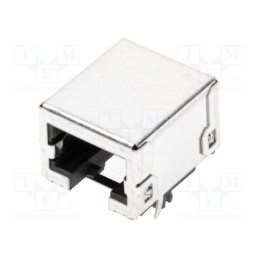 1 pcs x MOLEX - 956223981 - Socket, RJ45, PIN: 8, Cat: 3, shielded, Layout: 8p8c, THT, angled 90°