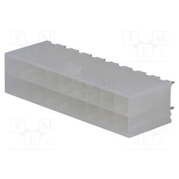 1 pcs x MOLEX - 39281183 - Socket, wire-board, male, Mini-Fit Jr, 4.2mm, PIN: 18, THT, 9A