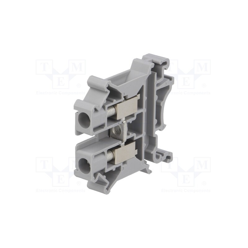 1 pcs x PHOENIX CONTACT - UK 6 N 3004524 - Splice terminal: rail, 0.2÷6mm2, ways: 1, terminals: 2, grey, 800V