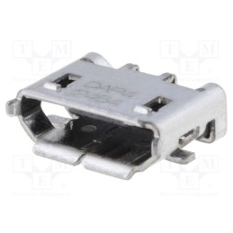 1 pcs x TE Connectivity - 1981568-1 - Socket, USB B micro, on PCBs, SMT, PIN: 5, horizontal