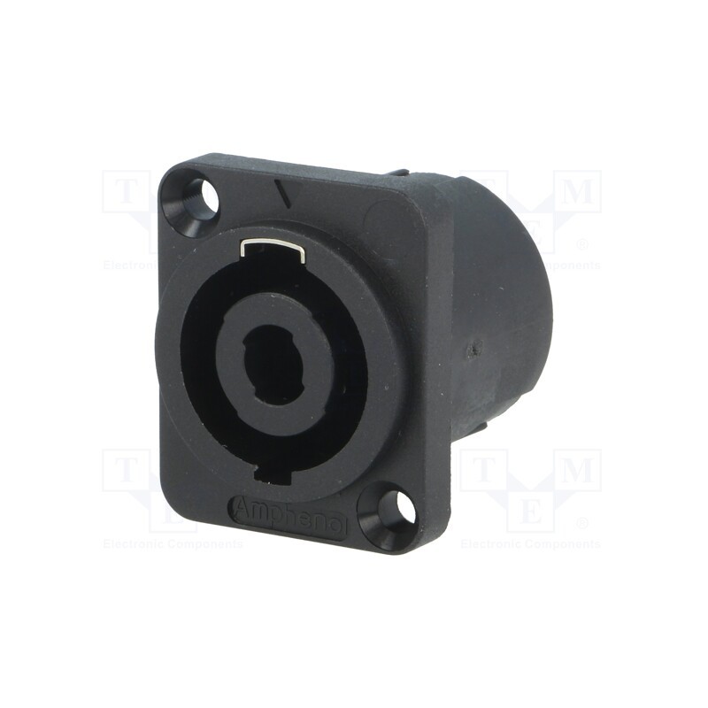 1 pcs x AMPHENOL - SP-2-MD - Socket, loudspeaker, male, PIN: 2, 30A, 133V, thermoplastic, SP, IP54
