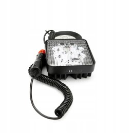 Square LED work lamp with a magnet