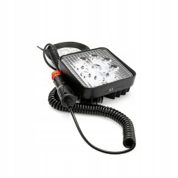 Square LED work lamp with a magnet