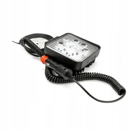 Square LED work lamp with a magnet