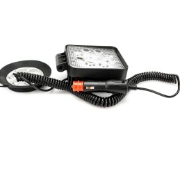 Square LED work lamp with a magnet