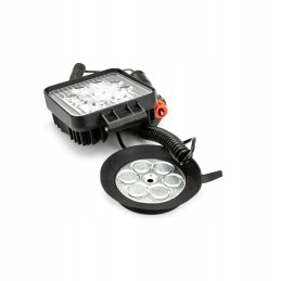 Square LED work lamp with a magnet