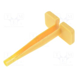 1 pcs x DEUTSCH - 114010-ZZ - Tool: for removal, yellow, 12AWG, Application: contacts