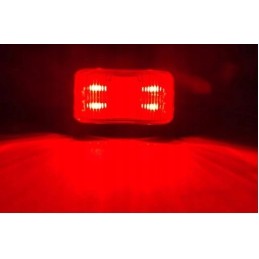 LED red outline marker light set