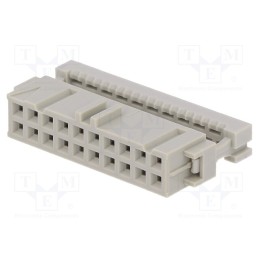 1 pcs x TE Connectivity - 2-215882-0 - Plug, IDC, female, PIN: 20, IDC, for ribbon cable, 1.27mm
