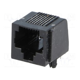 1 pcs x TE Connectivity - 5520251-4 - Socket, RJ45, PIN: 8, with panel stop blockade, Layout: 8p8c, THT