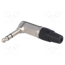 1 pcs x CLIFF - SEP/3C (FM1098) - Plug, Jack 6,3mm, male, stereo, ways: 3, angled 90°, for cable
