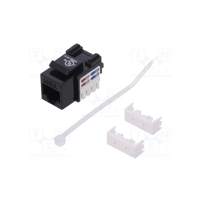 1 pcs x LOGILINK - KJ08C6U - Socket, RJ45, PIN: 8, Cat: 6, Keystone,unshielded, Layout: 8p8c