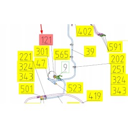 100166300 nut m33 x 1 5