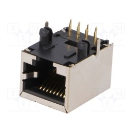 1 pcs x Amphenol Communications Solutions - FRJAE-488 - Socket, RJ45, PIN: 8, shielded, Layout: 8p8c, THT