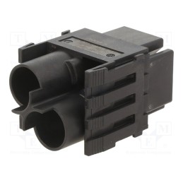 1 pcs x AMPHENOL - C14610B00260015 - Connector: HDC, module, female, C146,heavy|mate F, PIN: 2, 1kV