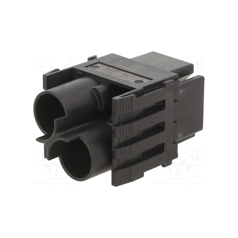 1 pcs x AMPHENOL - C14610B00260015 - Connector: HDC, module, female, C146,heavy|mate F, PIN: 2, 1kV
