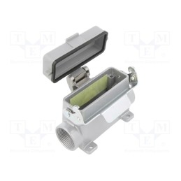 1 pcs x AMPHENOL - C14610A00260015 - Connector: HDC, module, male, C146,heavy|mate F, PIN: 2, 1kV