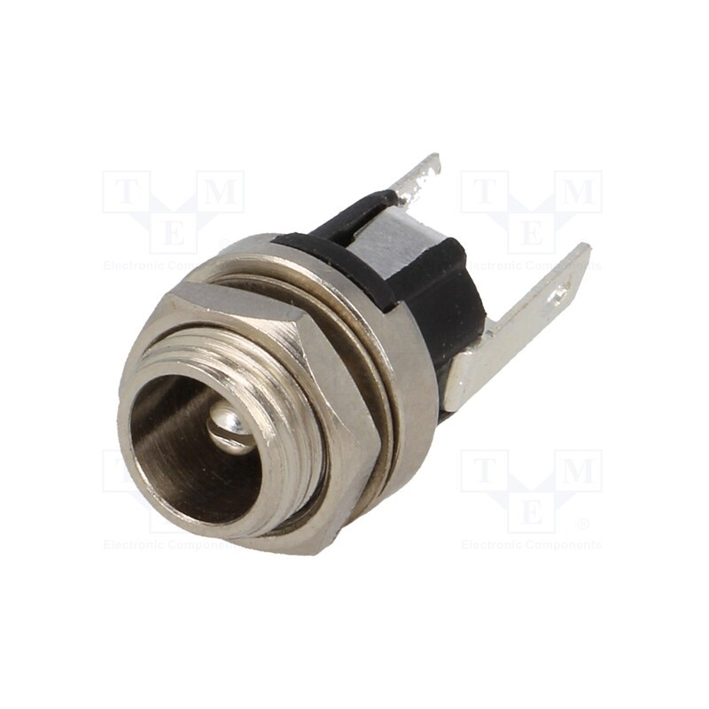 1 pcs x CLIFF - FC681445 - Socket, DC supply, male, 5.5/2.1mm, 5.5mm, 2.1mm, soldering