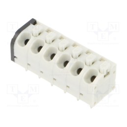 1 pcs x ECE - ETBM50060H401Z - PCB terminal block, angled 45°, 5mm, ways: 6, on PCBs, 0.75mm2