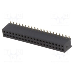 1 pcs x CONNFLY - DS1065-05-2*20S8BSXB - Socket, pin strips, female, PIN: 40, straight, 1.27mm, SMT, 2x20