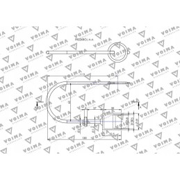 Plug cover blue voima 10 pcs