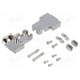 1 pcs x ENCITECH - 6550-0100-01 - Enclosure: for D-Sub connectors, D-Sub 9pin,D-Sub HD 15pin