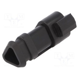 1 pcs x BULGIN - PX0109P03BK - Connector: wire-wire, PX0, male, plug, for cable, PIN: 3, black, IP68